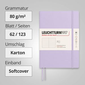 Produktbild für Notizbuch Leuchtturm1917 Medium, 365497, Karton Softcover