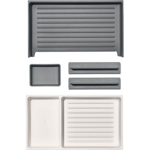 Produktbild für Besteckkasten OXO Good Grips 13322100, grau / weiß, Kunststoff