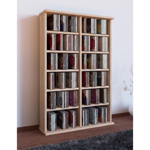 Produktbild für CD-Regal VCM Ronul, 50448, sonoma eiche