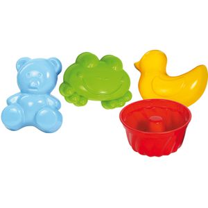 Gowi Sandspielzeug 558-51, Sandform Sven, mit verschiedenen Sandformen, 4 Teile