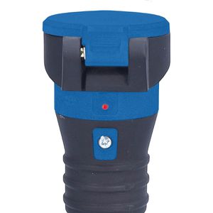 Produktbild für Schutzkontakt-Kupplung as-Schwabe 62310, schwarz / blau