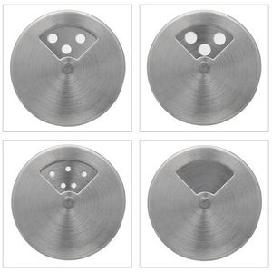 Produktbild für Gewürzgläser Relaxdays aus Glas, mit Edelstahldeckel