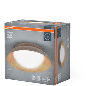 Produktbild für Deckenleuchte OSRAM Orbis Milan 305, braun, 2x E27-Fassung