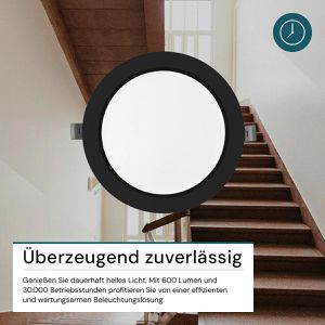 Produktbild für LED-Einbaustrahler Luxula LX300150, warm- bis kaltweiß