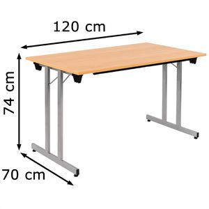 Produktbild für Klapptisch Sodematub TPMU127HA, aus Holz