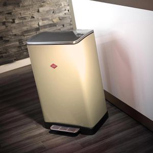 Produktbild für Mülleimer Wesco Big Double Boy, mandel