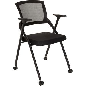 Klappstuhl hJh-OFFICE Priority II, 660946, schwarz