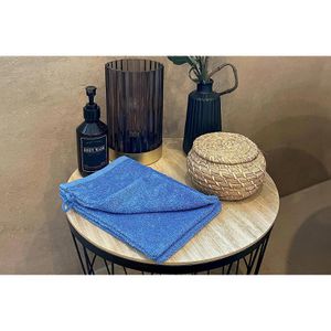 Produktbild für Waschlappen Zollner Elba II, royalblau, 16 x 21 cm