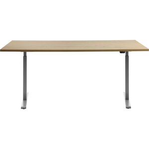 Produktbild für Schreibtisch Topstar E-Table, ahorn / silber