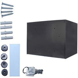 Produktbild für Paketbriefkasten Rottner Enzian anthrazit, T04643