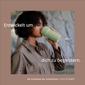 Produktbild für Thermobecher LARS-NYSØM Bevaegelse Sage Green, grün