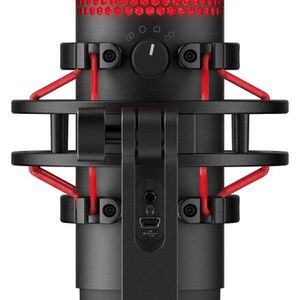 Produktbild für Mikrofon HyperX QuadCast, rot/schwarz