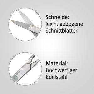 Produktbild für Nagelschere Ratiomed 730622, Edelstahl