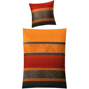 Produktbild für Bettwäsche Kleine-Wolke Cambridge, Chili, Satin