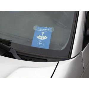 Produktbild für Parkscheibe APA 30102, aus Kunststoff, manuell