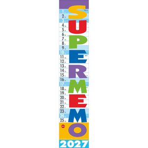 Produktbild für Streifenkalender Heye 1587, Supermemo, Jahr 2027