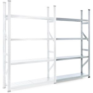 Produktbild für Anbauregal GEWE 312A4R, 4 Metallböden