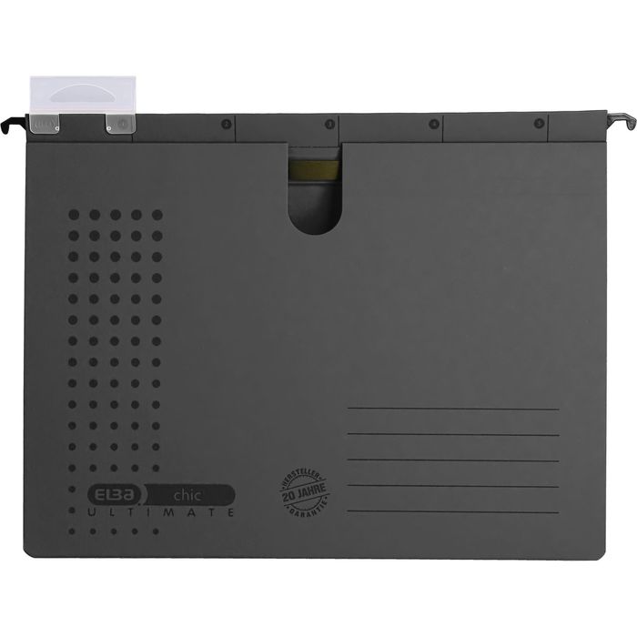 ELBA Hängehefter Chic A4 5er Pack - Blau Aus Recycling-Karton Mit Blauen Engel