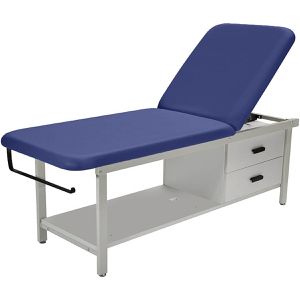 Produktbild für Behandlungsliege Teqler T146562, aus Metall, dunkelblau