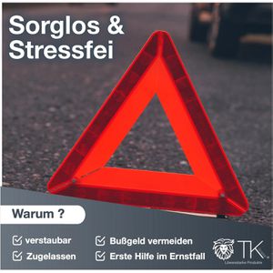 Produktbild für Warndreieck TK-Gruppe nach StVZO