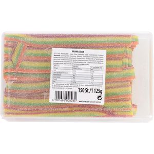 Produktbild für Fruchtgummis Haribo Pasta Miami sauer