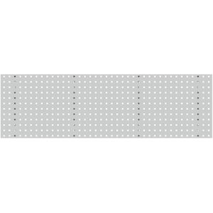 Werkzeugwand Simplaflex CLSB1500, grau, aus Metall