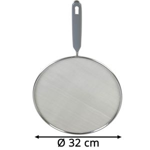 Produktbild für Spritzschutzdeckel Axentia 126078, silber