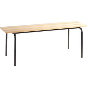 Umkleidebank CP-Möbel 8550-000, Sitzfläche Holz, 120 cm