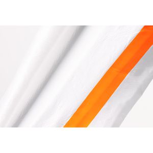 Produktbild für Schutzanzug Uvex 4B mit Füßen, weiß-orange