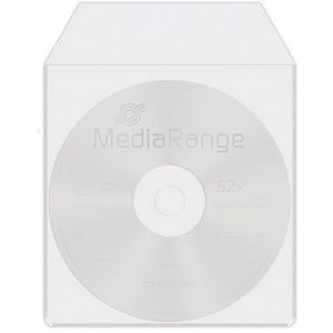Produktbild für CD-Hüllen MediaRange BOX164, 124 x 124 mm, selbstklebend