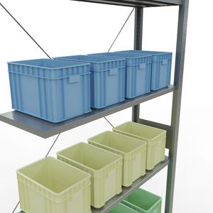 Produktbild für Anbauregal Schulte 12737, 7 Metallböden