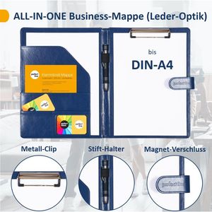 Produktbild für Klemmbrettmappe perfect-line A4, Magnetverschluss