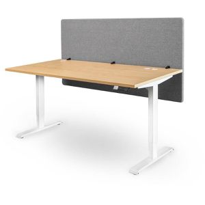 Produktbild für Tischtrennwand Ergotopia RGOFOC-120-G, grau