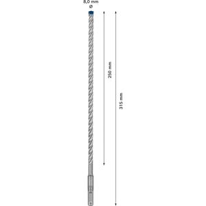Produktbild für Bohrer Bosch Expert SDS plus-7X Hammerbohrer, SDS+