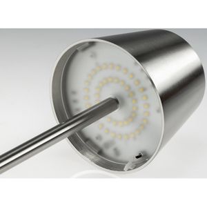 Produktbild für Tischlampe ChiliTec Foco Tenda, silber mit LED
