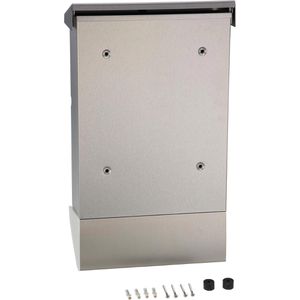 Produktbild für Briefkasten Burg-Wächter Oslo 37670 NI, silber, aus Edelstahl