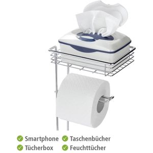 Produktbild für Toilettenpapierhalter Wenko 24074800, verchromt