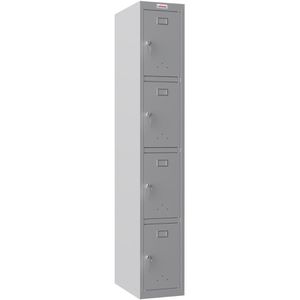 Produktbild für Schließfachschrank Phoenix PL1430GGK, lichtgrau