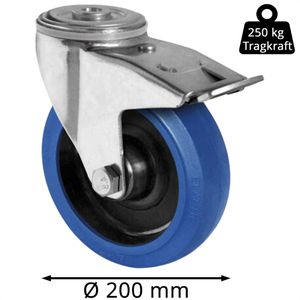 Produktbild für Schwerlastrolle CASCOO Serie R4F1, Lenkrolle