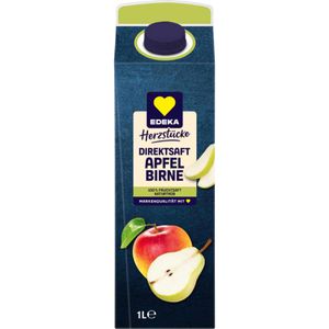 Produktbild für Saft Edeka Herzstücke Apfel-Birne Direktsaft ohne Zuckerzusatz