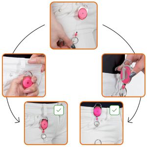 Produktbild für Ausweishalter Karteo 7054KC-GVS-0 rosa-transluzent