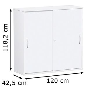 Produktbild für Schiebetürenschrank Geramöbel Flex 312353-WW, abschließbar