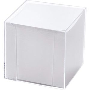 Zettelbox Folia 9900, glasklar, 9,5 x 9,5 cm