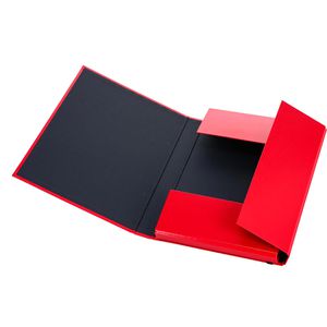 Produktbild für Heftbox Pagna Basic, aus Karton mit Kunststoffbezug, A4