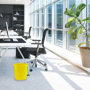 Produktbild für Papierkorb Läufer 26608 Allrounder, gelb