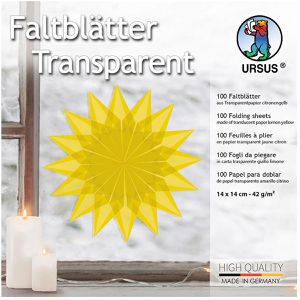Produktbild für Faltblätter Ursus 2506112, aus Transparentpapier