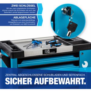 Produktbild für Werkzeugwagen NTG WZW.3080, bestückt