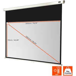 Produktbild für Beamer-Leinwand Celexon Rollo Economy