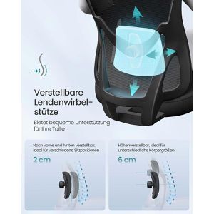 Produktbild für Bürostuhl Songmics OBN066BH01