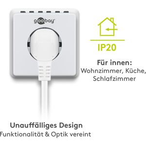 Produktbild für Zeitschaltuhr Goobay 93256, digital
